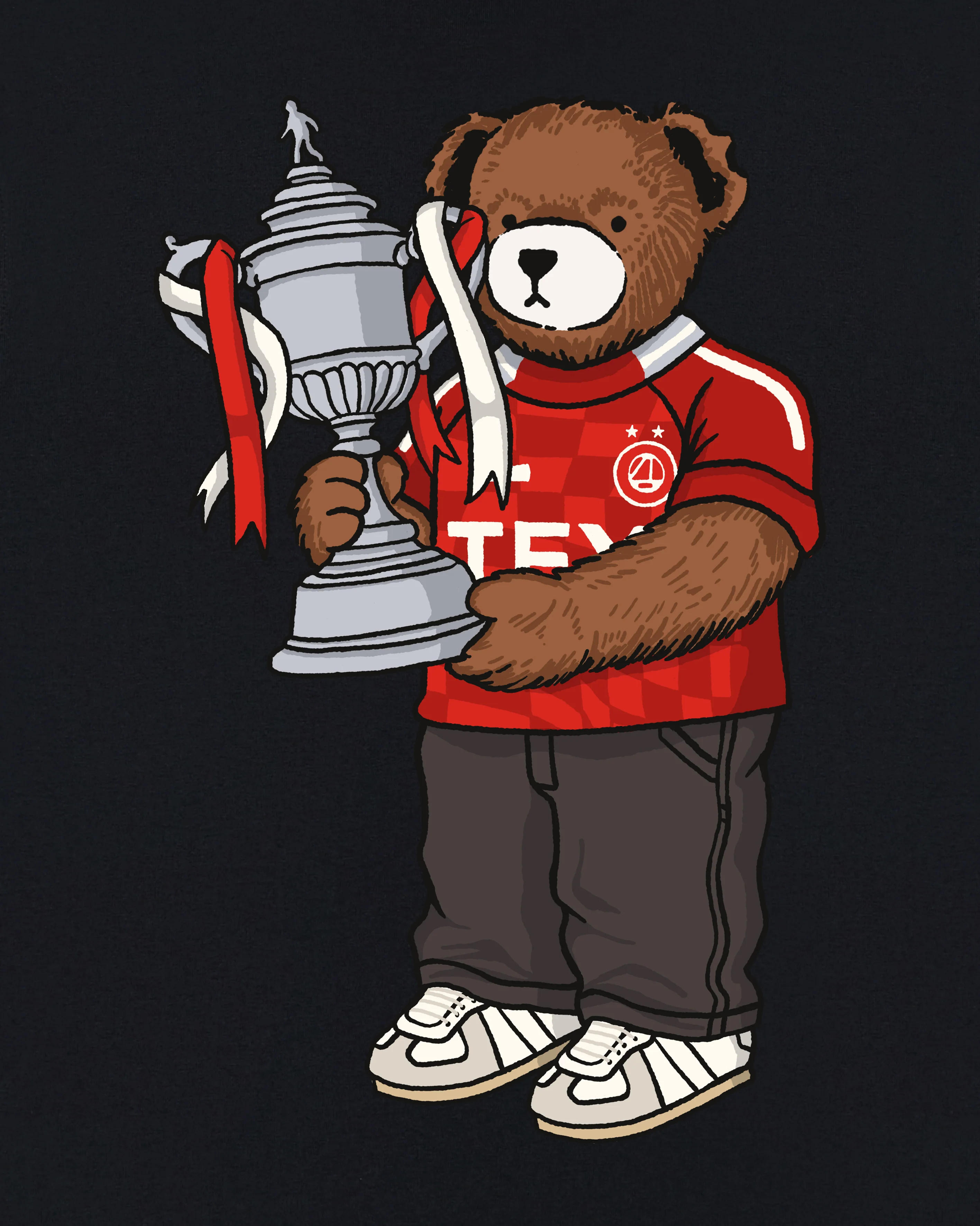 The Dons Cup Winners Pickles Black Tee - Image 2