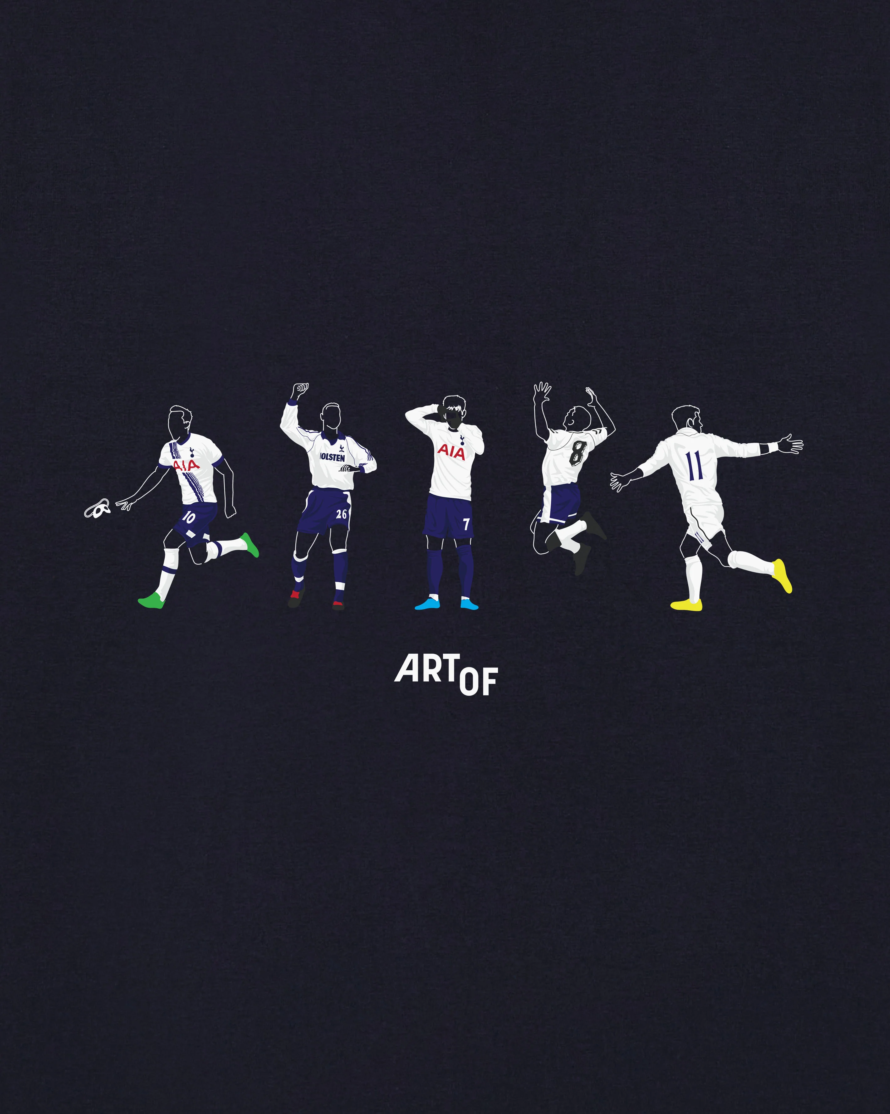 THFC Printed Icons Tee - Image 2