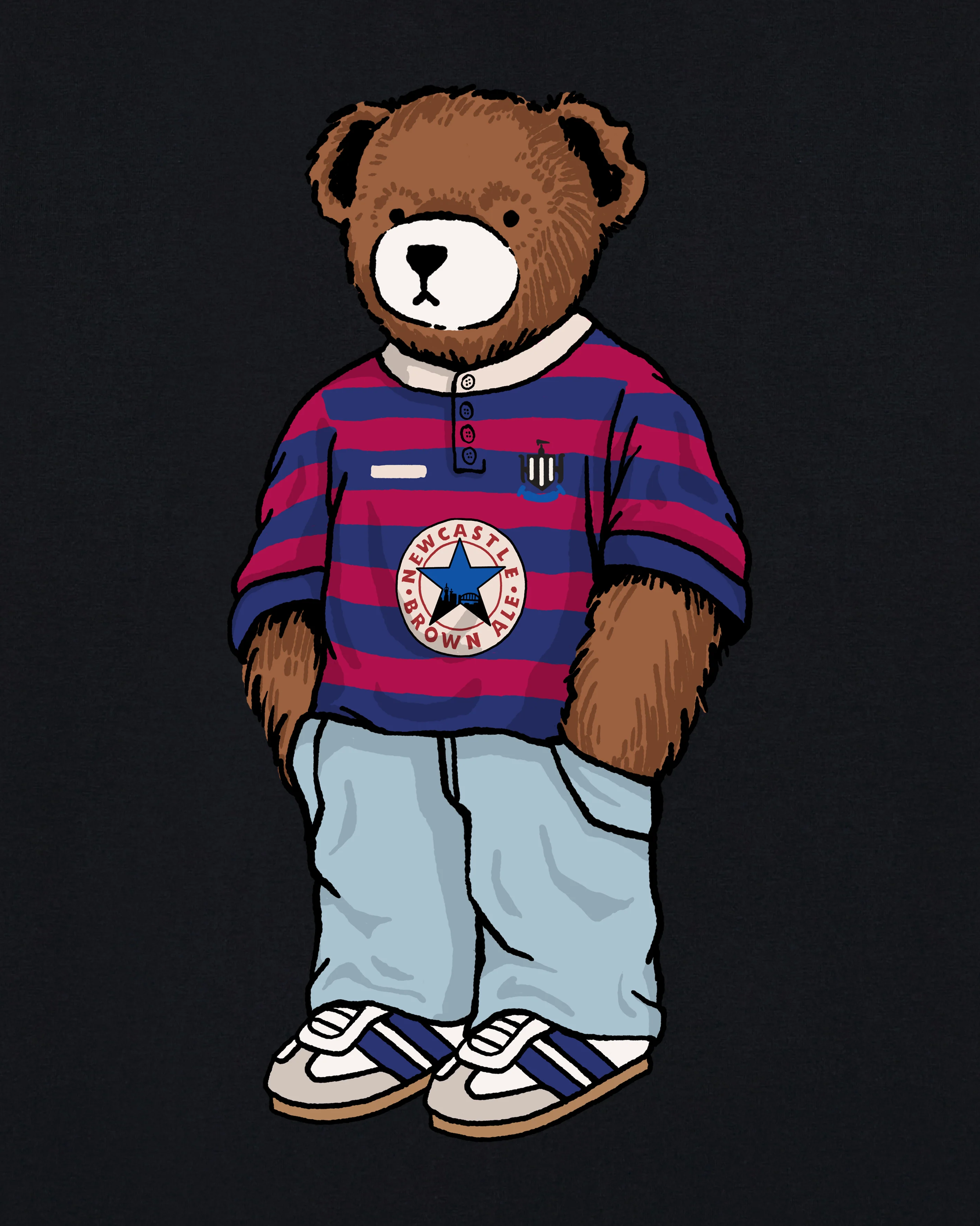 Toon Away Pickles Black Tee - Image 3