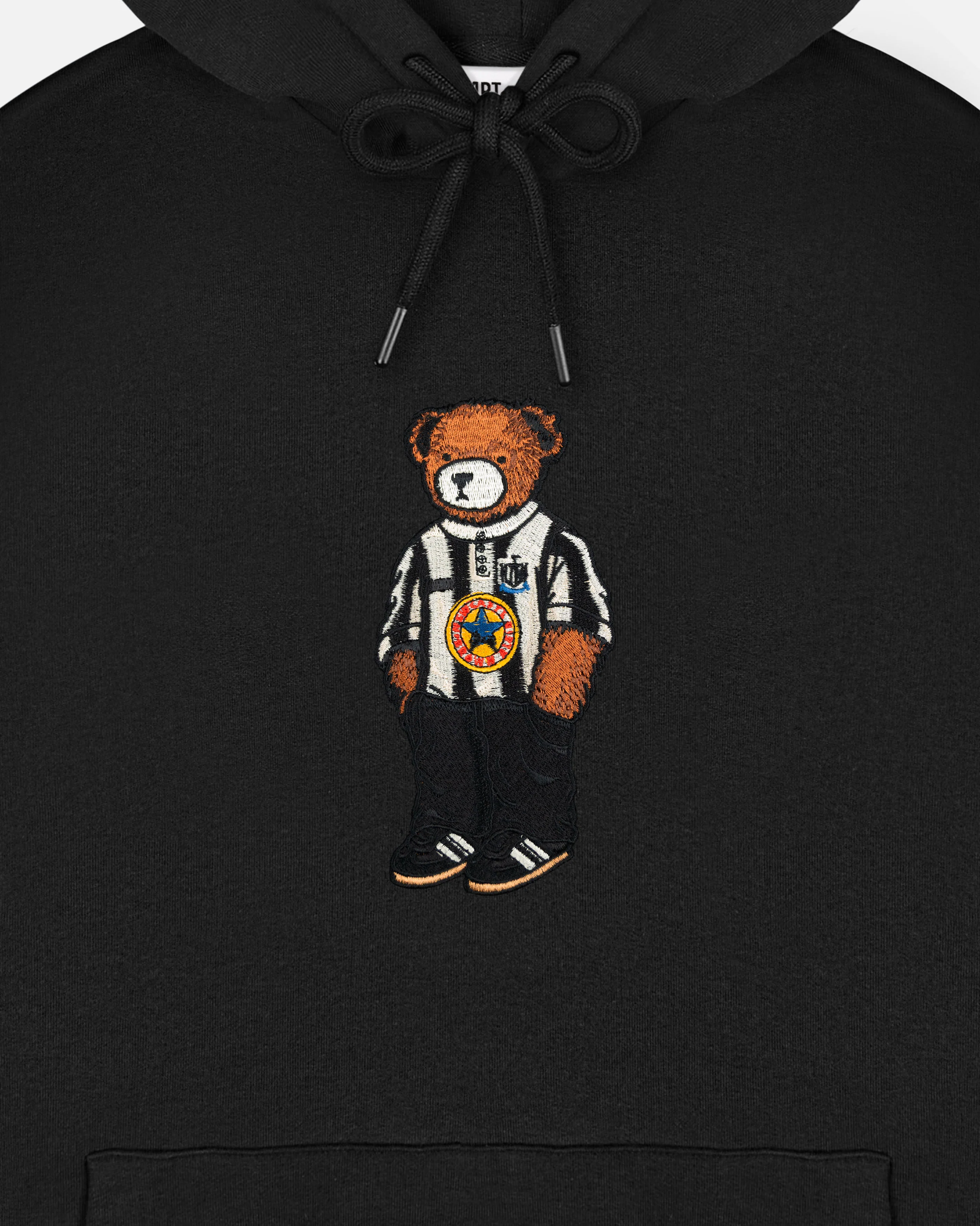 Toon Embroidered Pickles Black Hoodie - Image 3