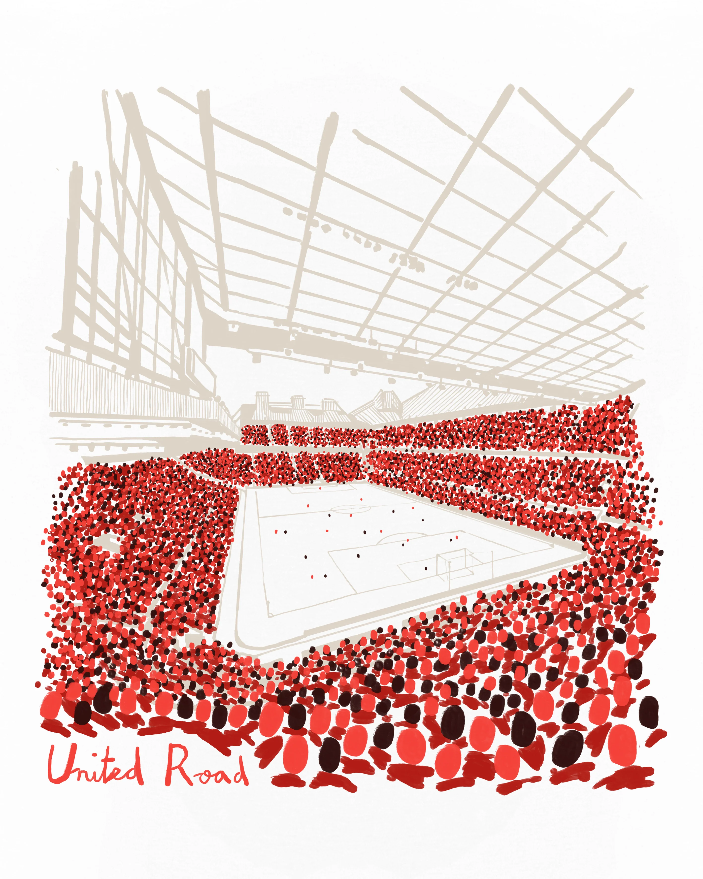 United 12th Man White Tee - Image 3