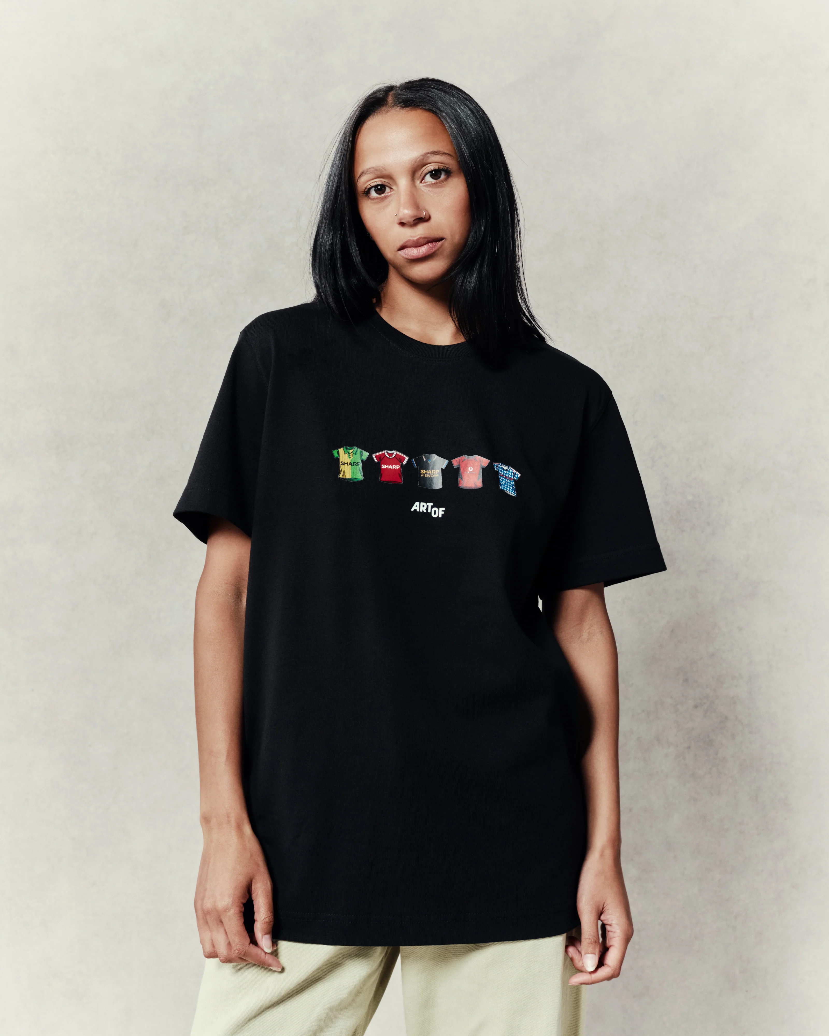 United Printed Classics Black Tee - Image 3