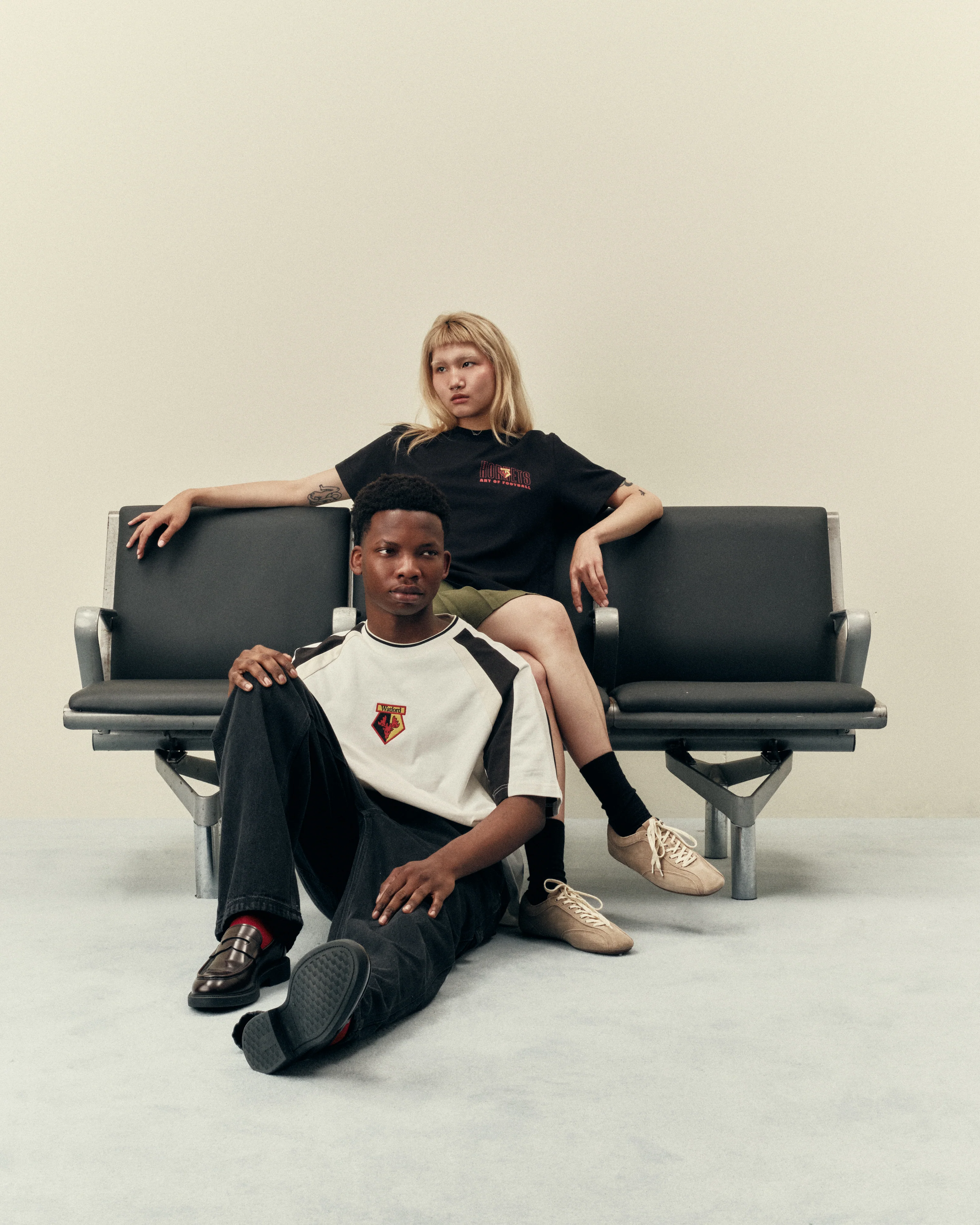 Watford 90s Oversized Panelled Tee - Image 5