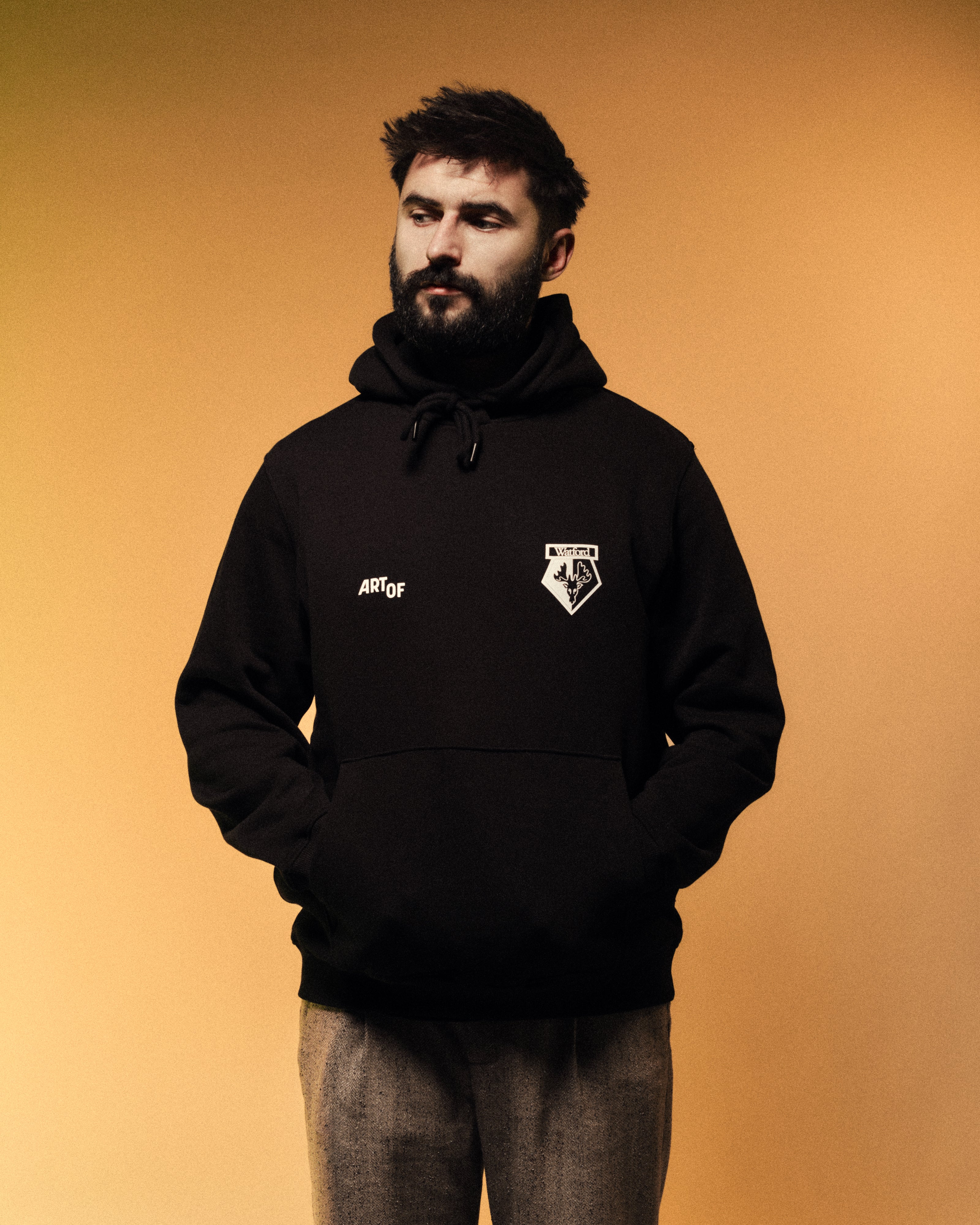 Watford Heritage Printed Hoodie - Image 5