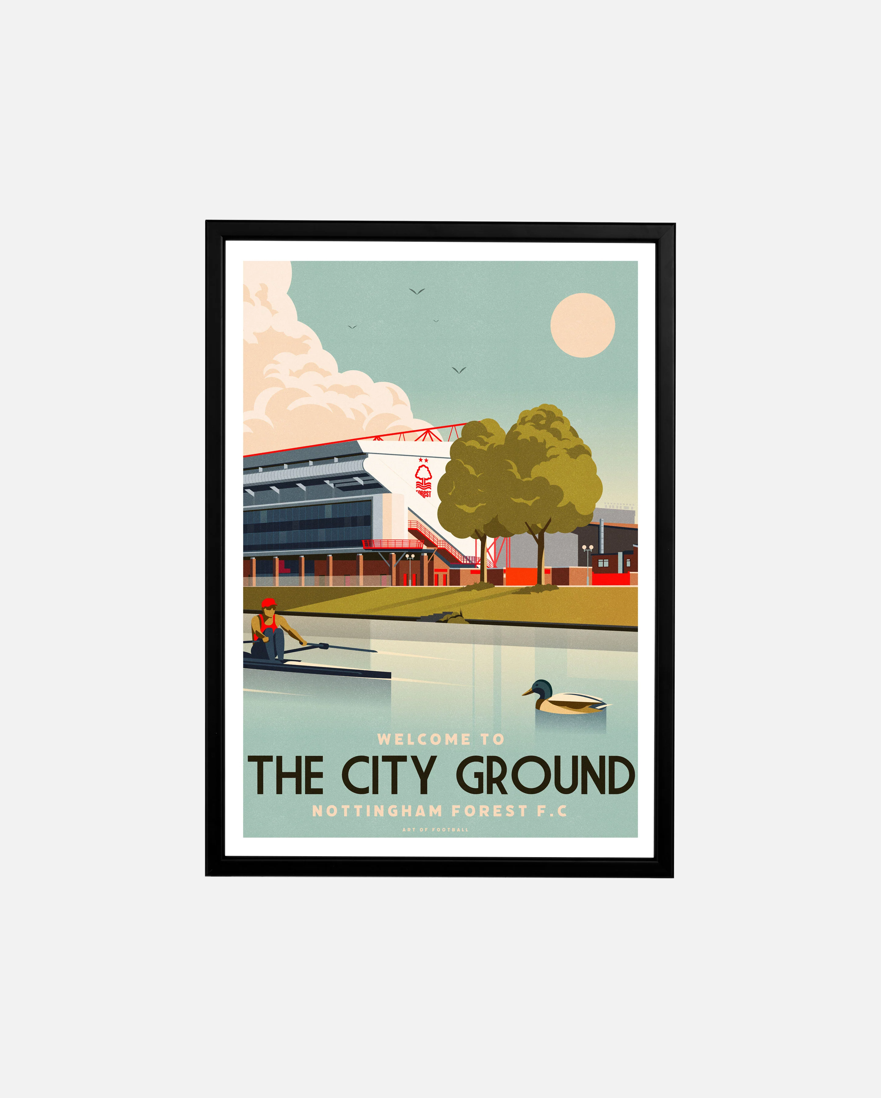 NFFC Welcome To The City Ground Print