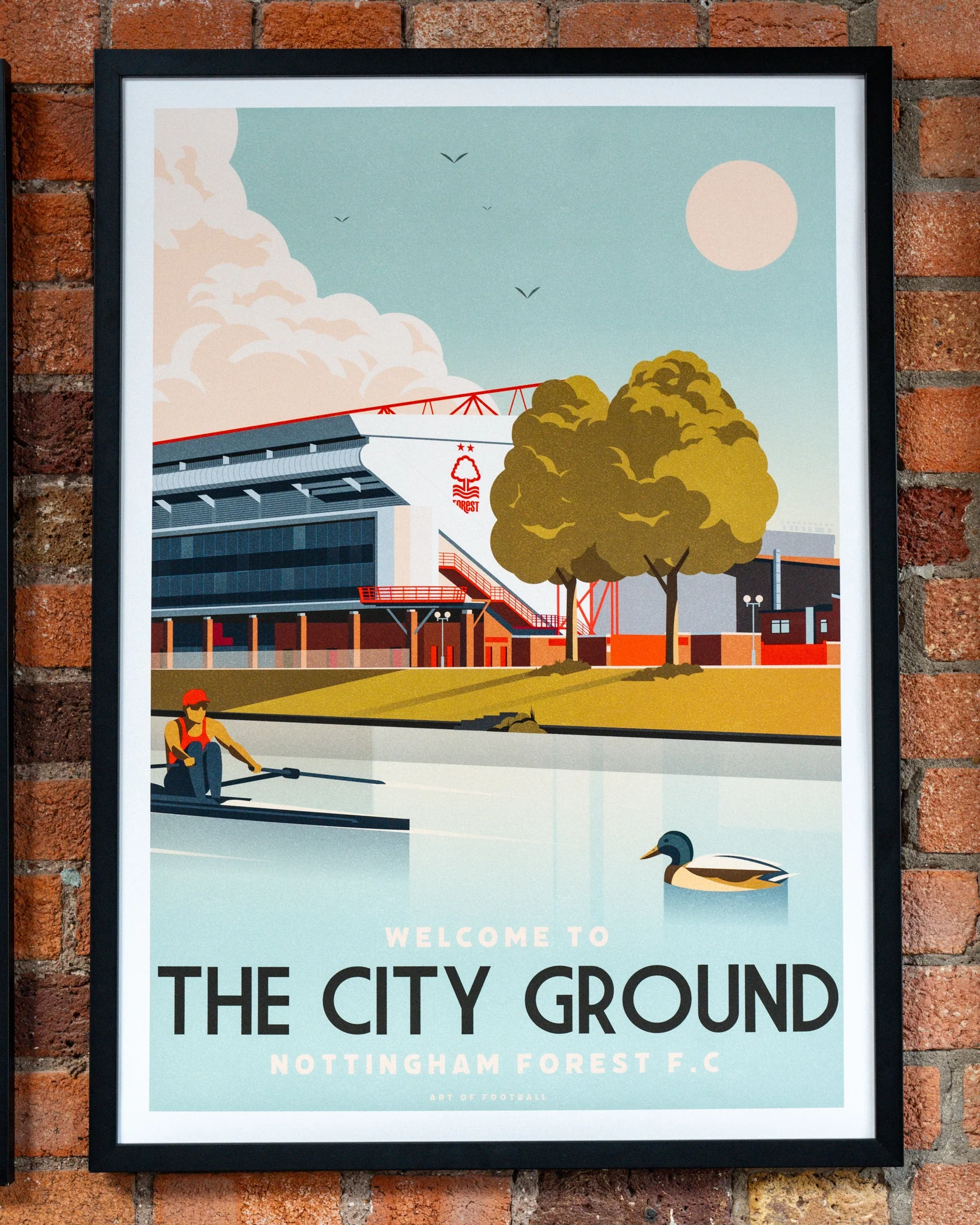 NFFC Welcome To The City Ground Print - Image 2