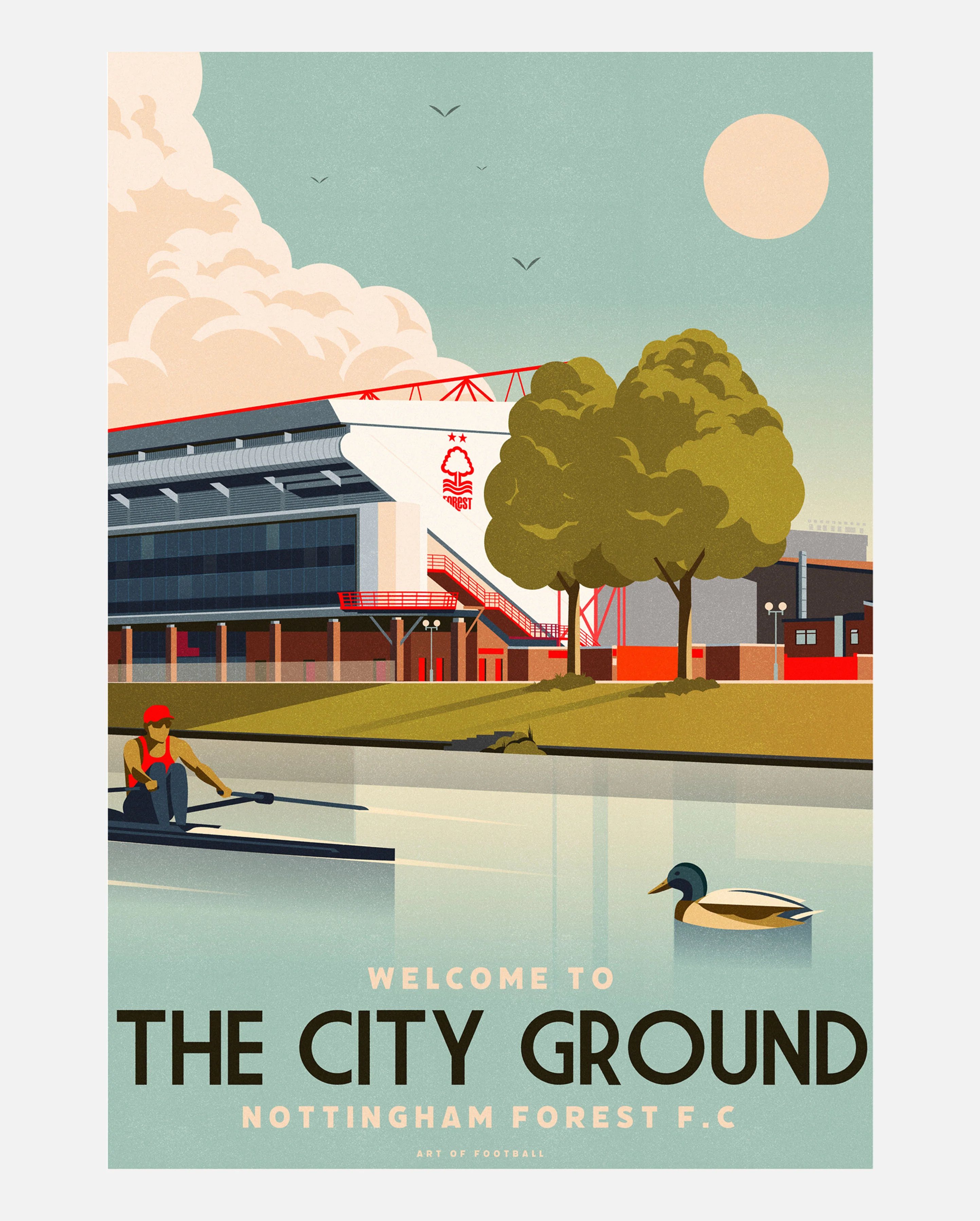 NFFC Welcome To The City Ground Print - Image 3