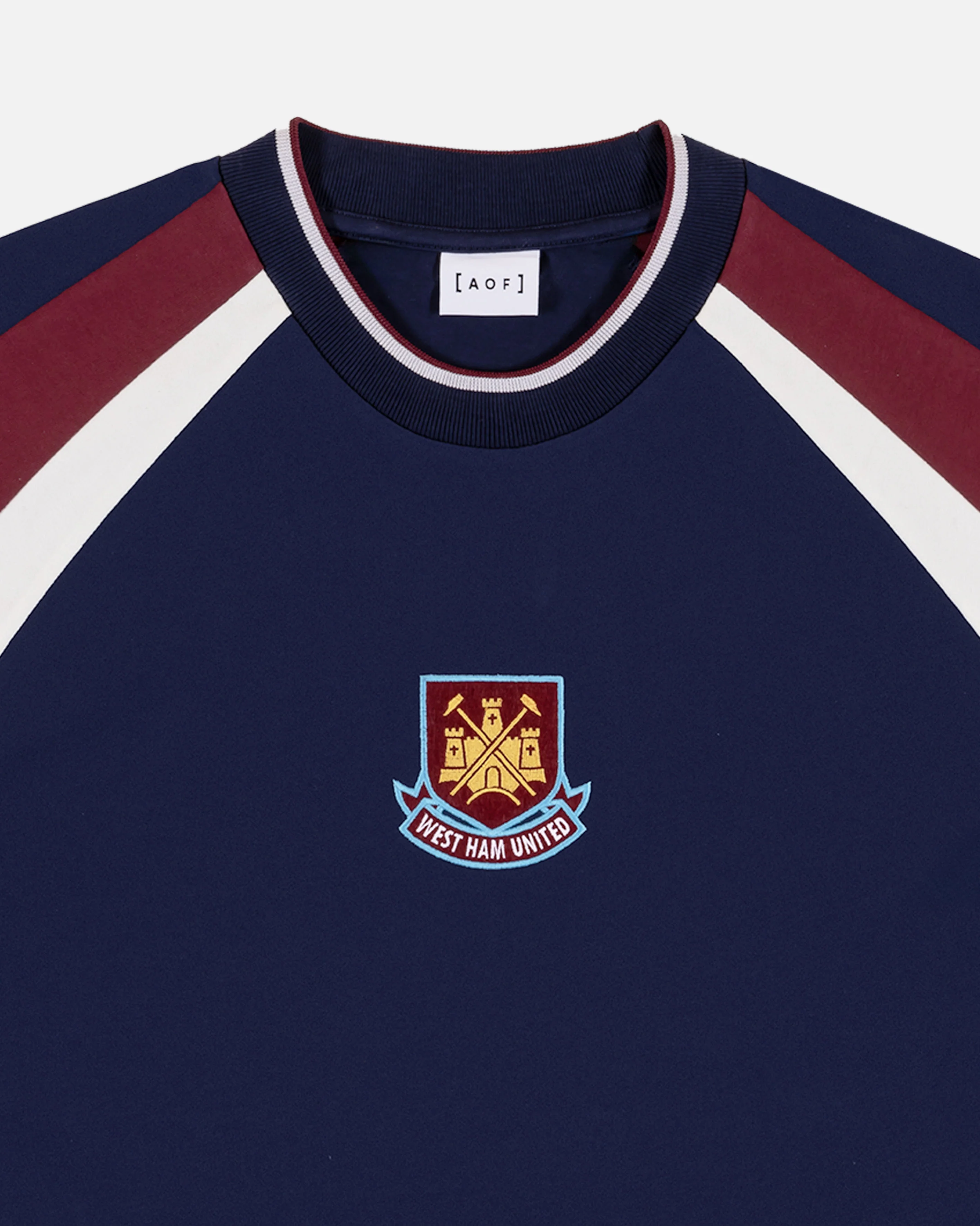 West Ham 90s Oversized Panelled Tee - Image 3
