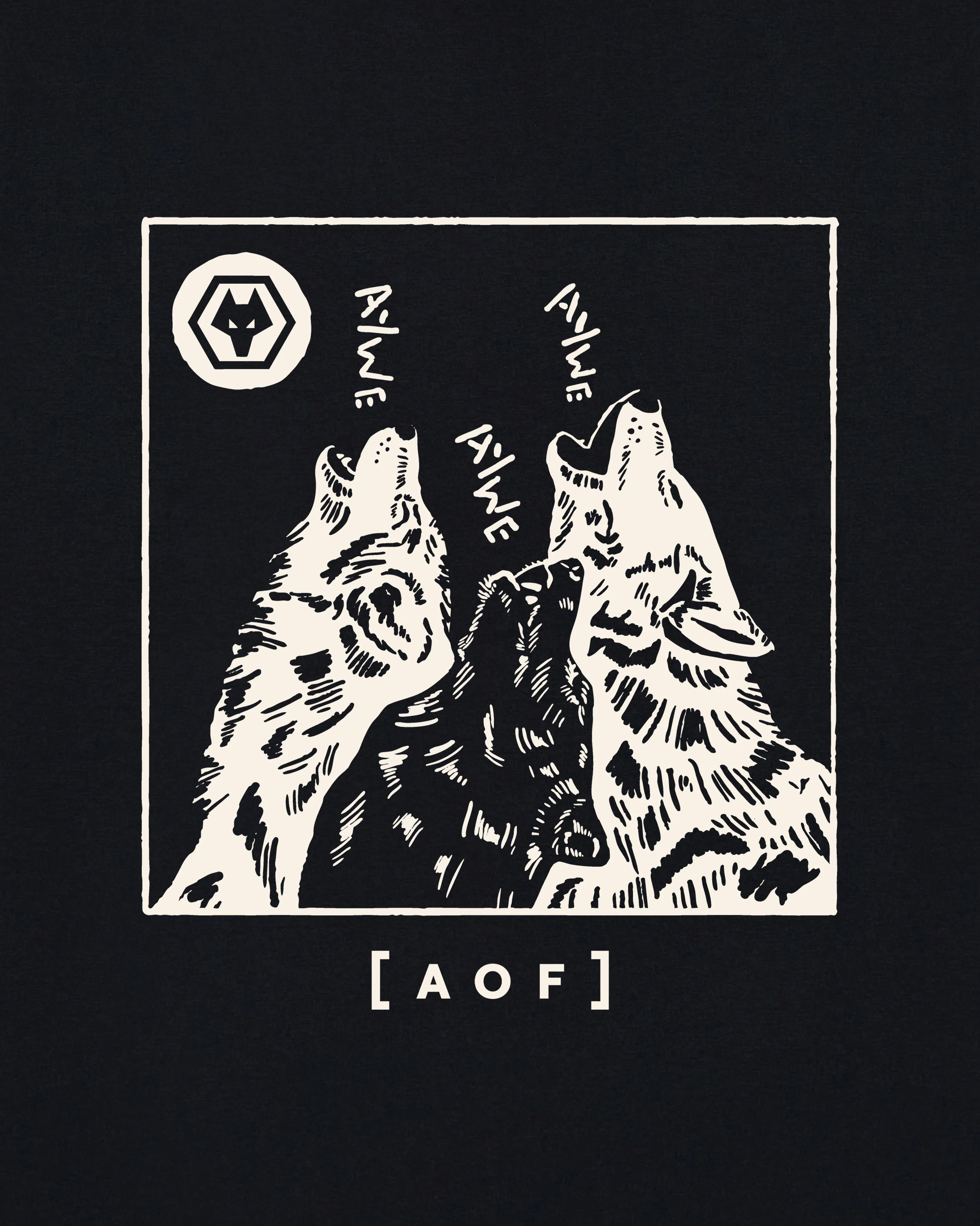 Wolves Ay We Tee - Image 2