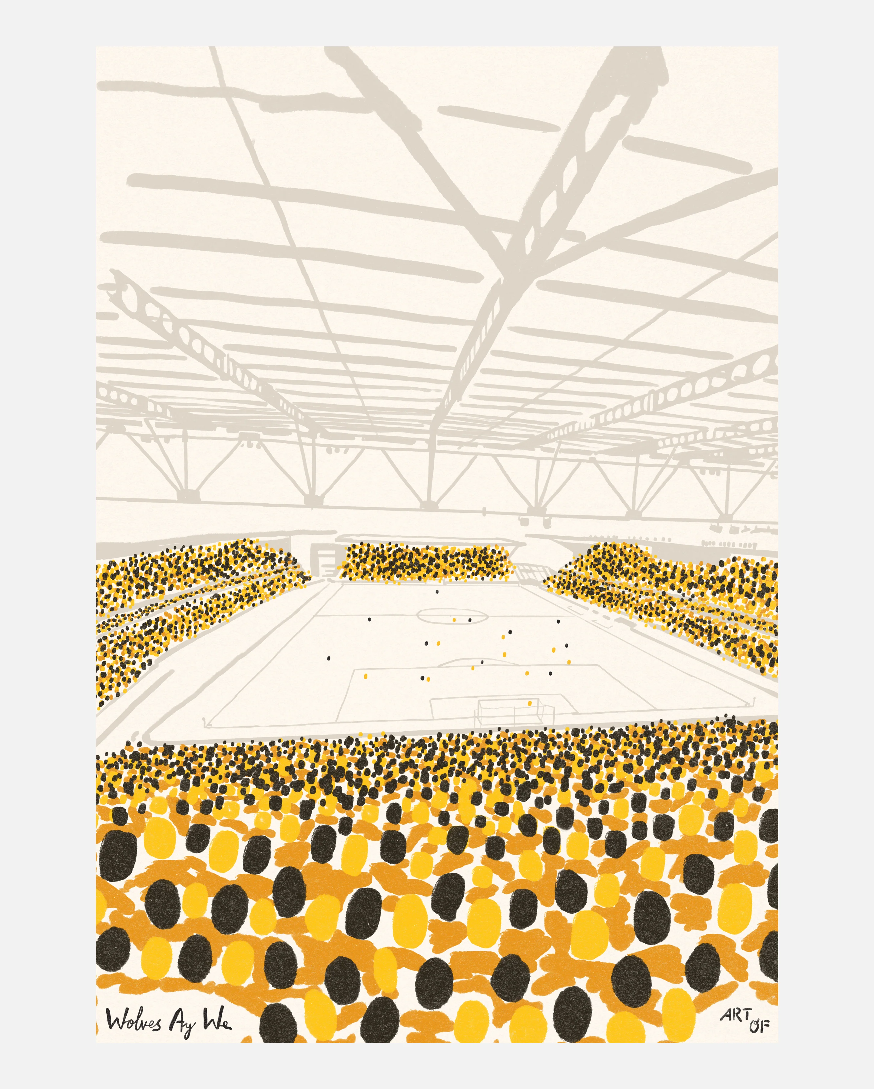 Wolves 12th Man Print - Image 3
